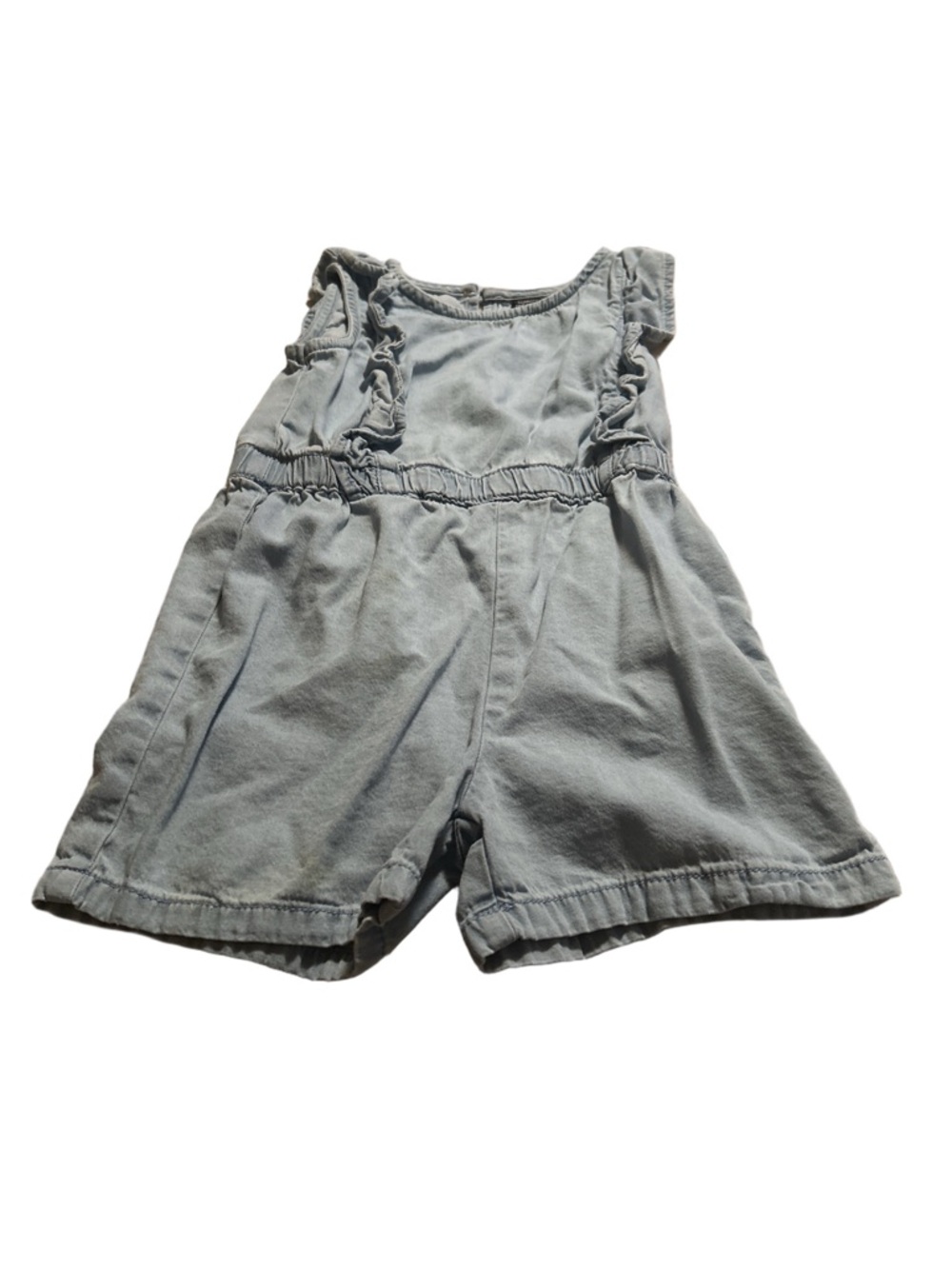 Joe Fresh Light Blue Ruffle Romper Size 3T
